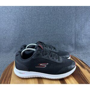 Skechers Men's Go Golf Max Fairway 3 Arch Fit Shoes Black Red 214029 Size 10